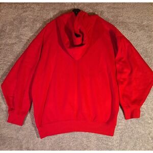 STARDOM HIGHFLYER Red Acrylic Hooded Sweatshirt Hoodie Pullover Mens XXL